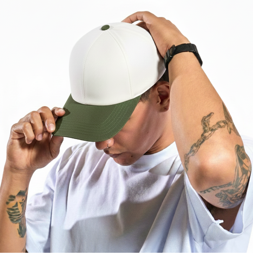 Clásica - Gabardina Hueso/Olivo