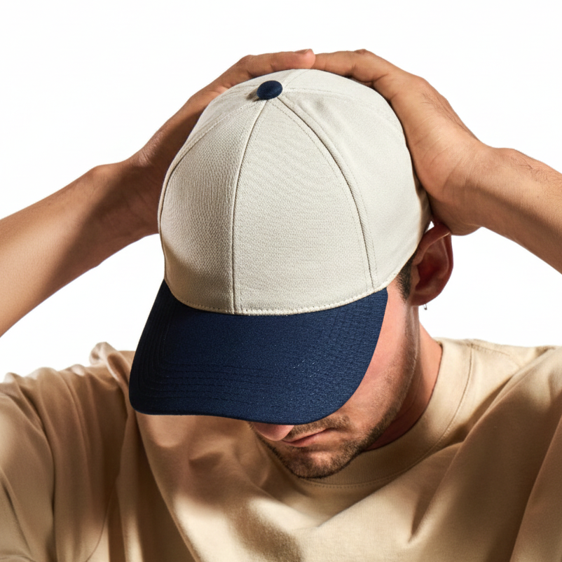 Clásica - Gabardina Hueso/Marino