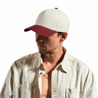 Clásica - Gabardina Hueso/Vino