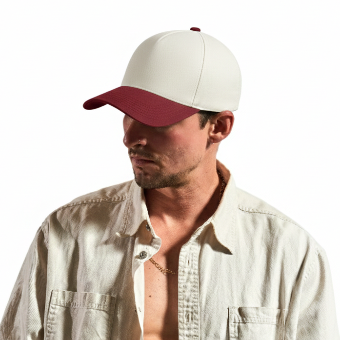 Clásica - Gabardina Hueso/Vino